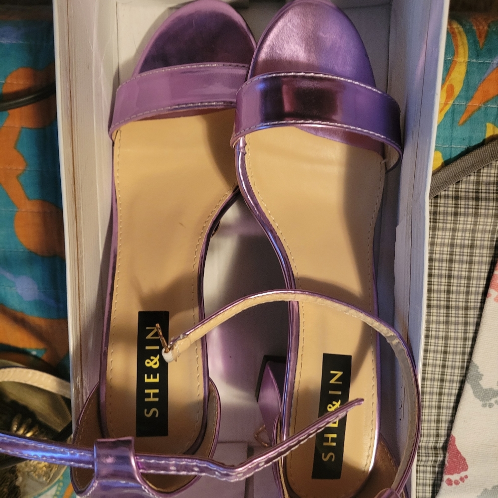Holographic Purple Heels